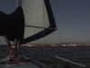 Lovely Night Sail with the Jib